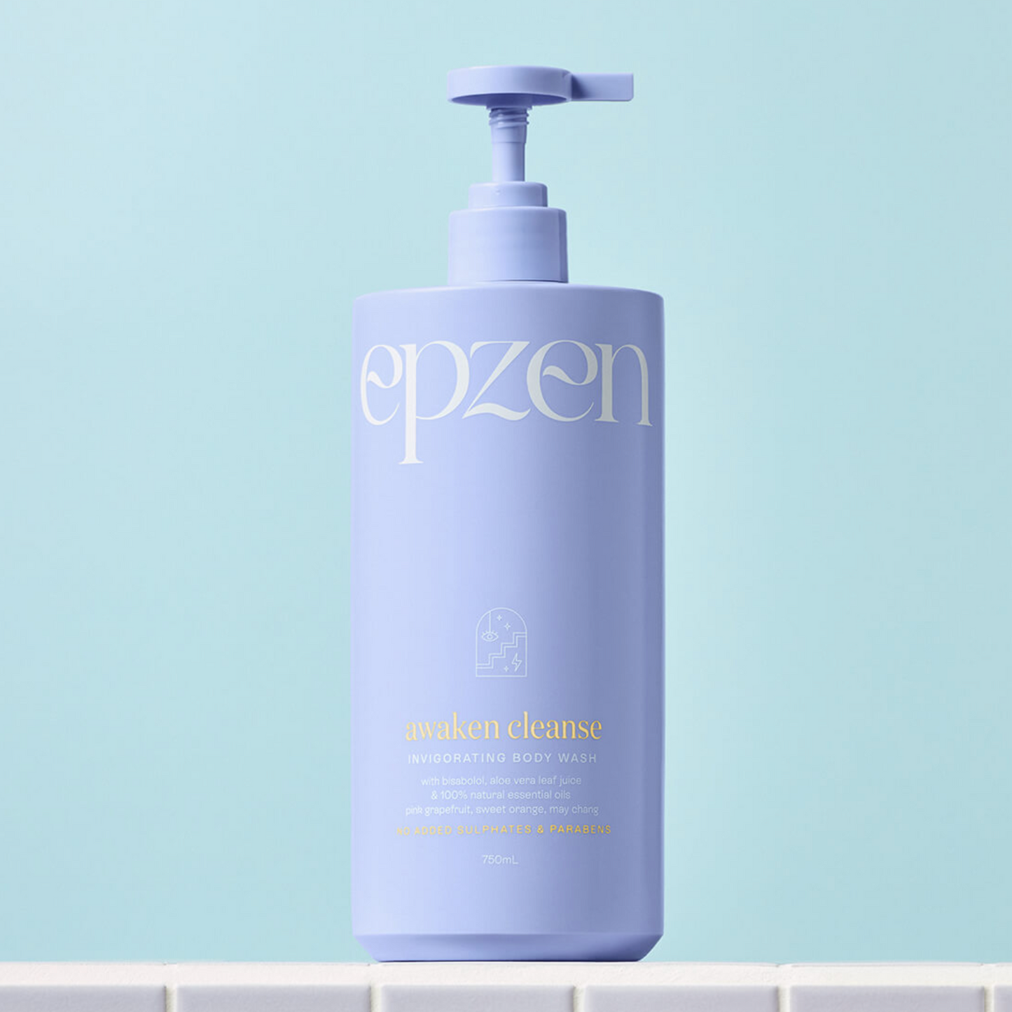 EpZen Invigorating Body Wash 750ml, Awaken Cleanse