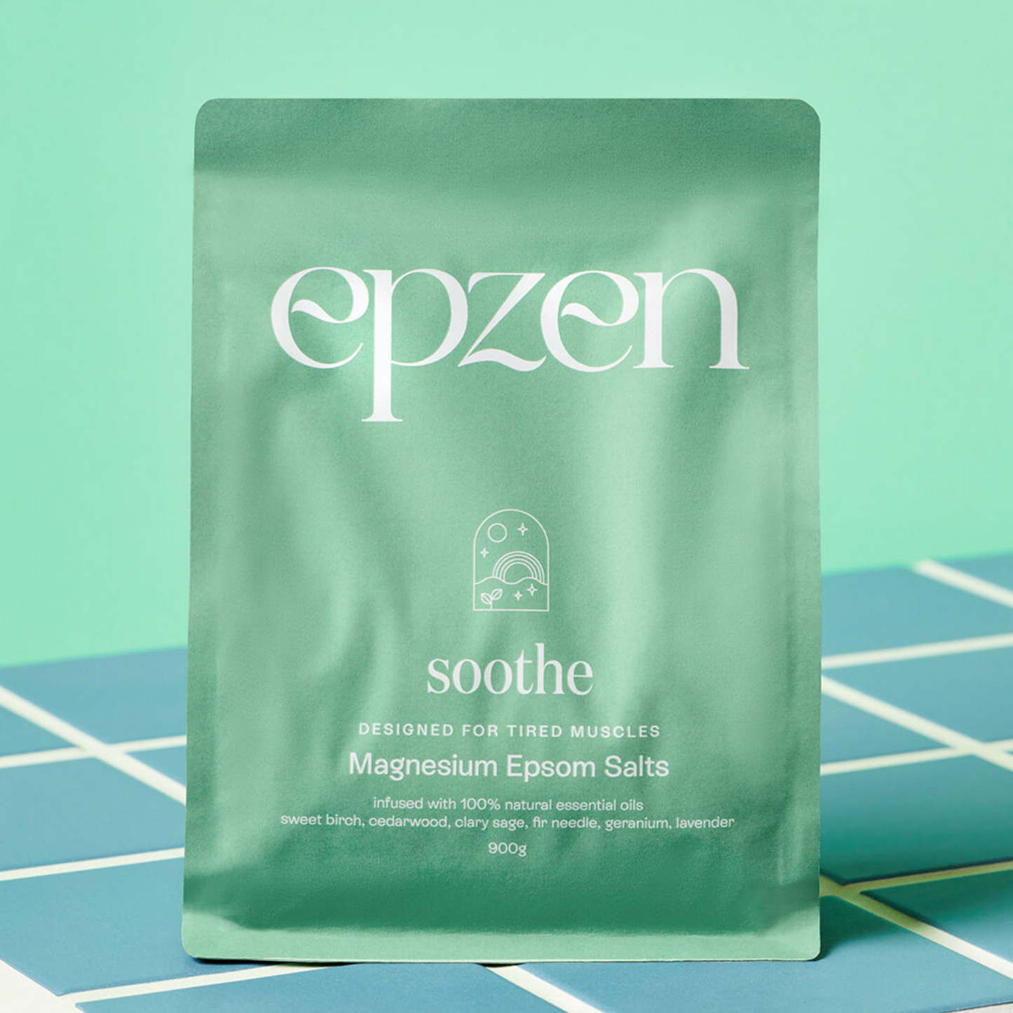 EpZen Magnesium Epsom Salts 900g, Soothe {Tired Muscles}