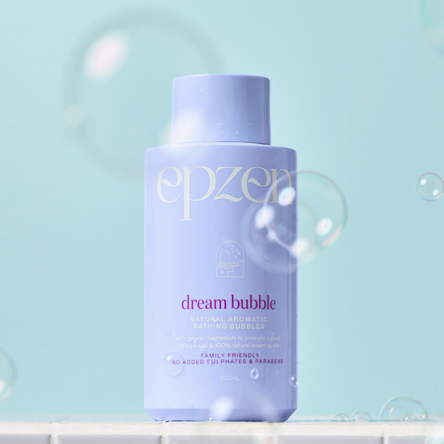 EpZen Natural Aromatic Bathing Bubbles 500ml, Dream Bubble