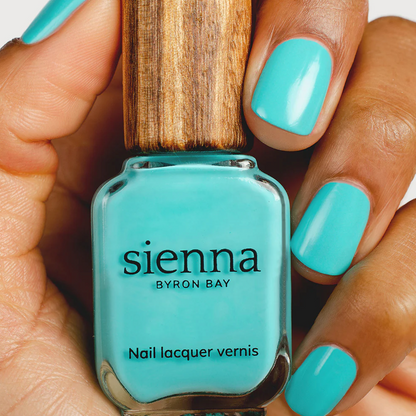 Sienna Byron Bay Nail Polish 10ml, Breeze {Turquoise}