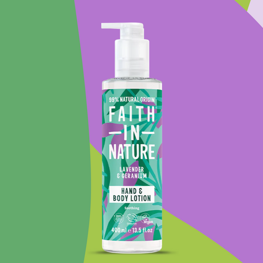 Faith In Nature Lavender & Geranium  Hand & Body Lotion 400ml {Soothing}