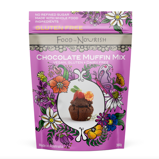 Food To Nourish Baking Mix 360g, Chocolate Muffin Mix