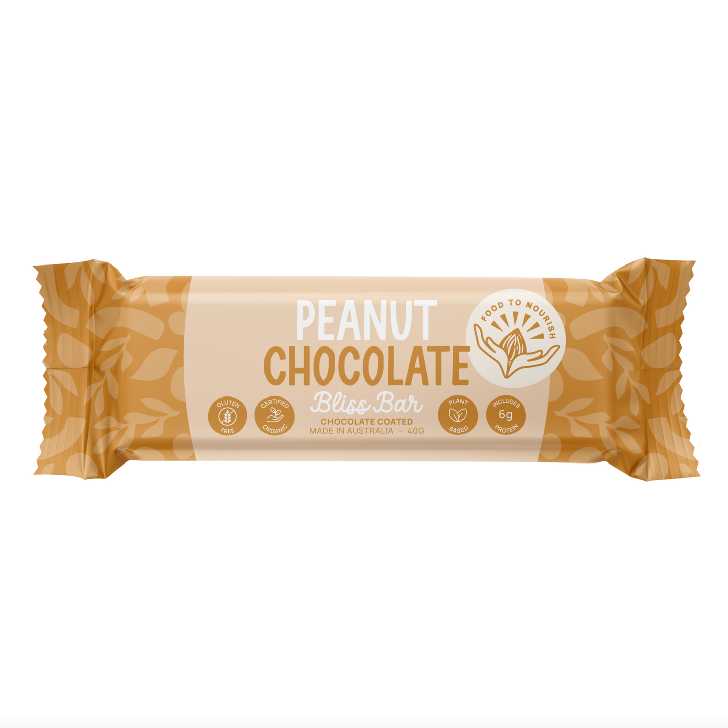 Food To Nourish Bliss Bar 40g Or Box of 12, Choc Peanut