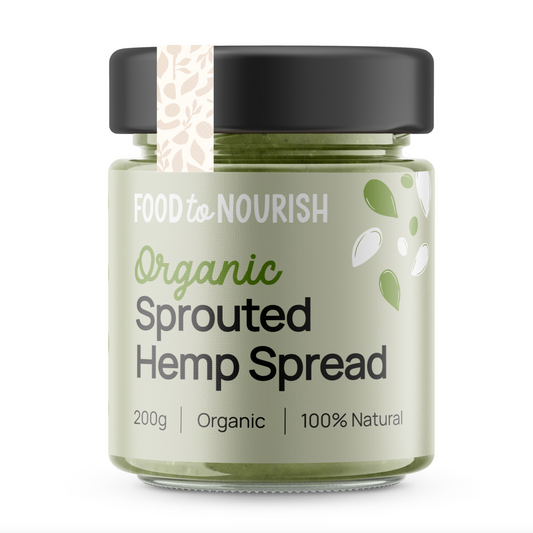 Food To Nourish Sprouted Nut Butter 200g, Hemp Seed Spread