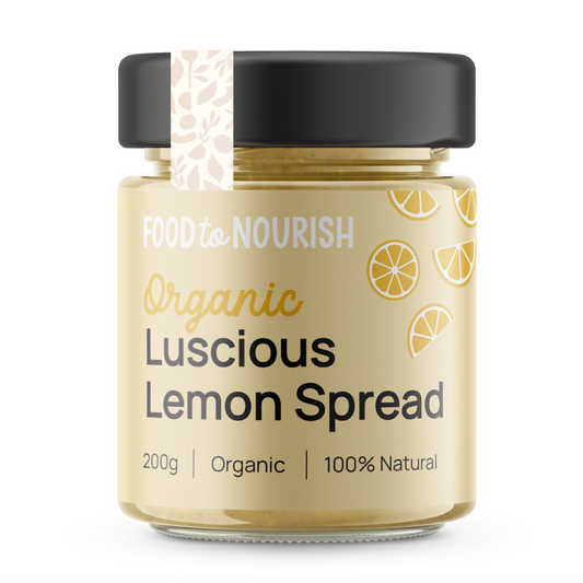 Food To Nourish Sprouted Nut Butter 200g, Luscious Lemon Spread