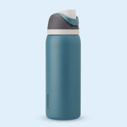 Owala FreeSip Stainless Steel Water Bottle 24oz, 32oz Or 40oz, Blue Oasis