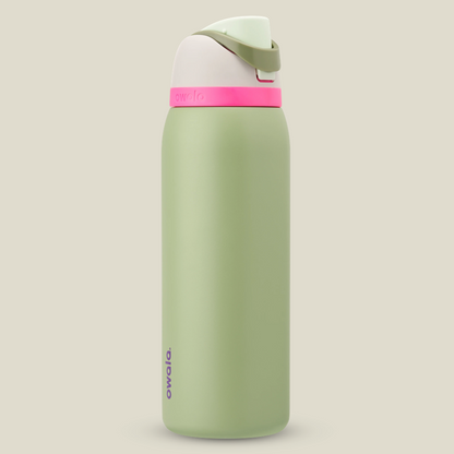 Owala FreeSip Stainless Steel Water Bottle 24oz, 32oz Or 40oz, Neo Sage