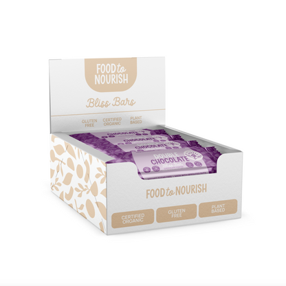 Food To Nourish Bliss Bar 40g Or Box of 12, Double Choc