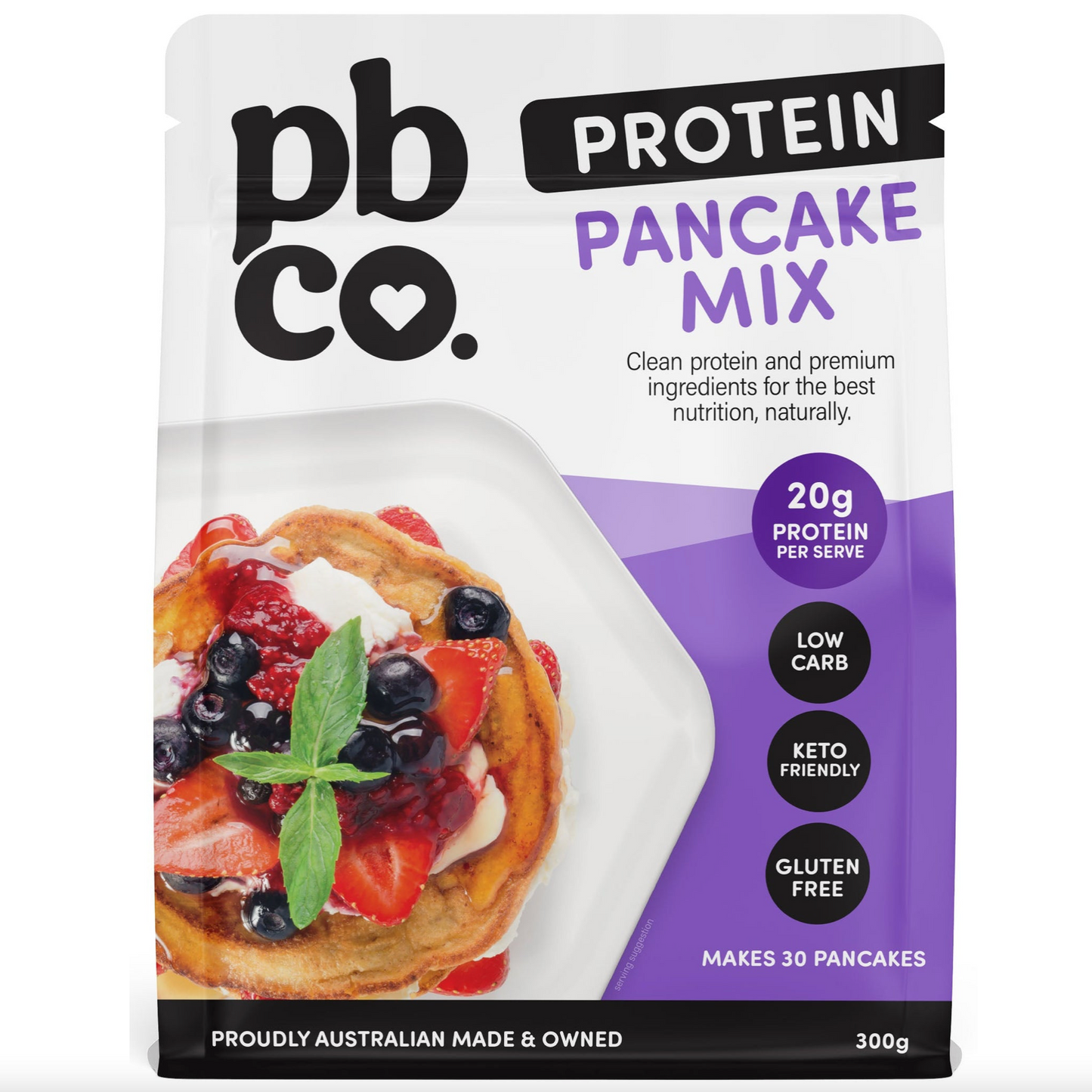 PBCo Protein Plus Mix 300g, Pancake Mix