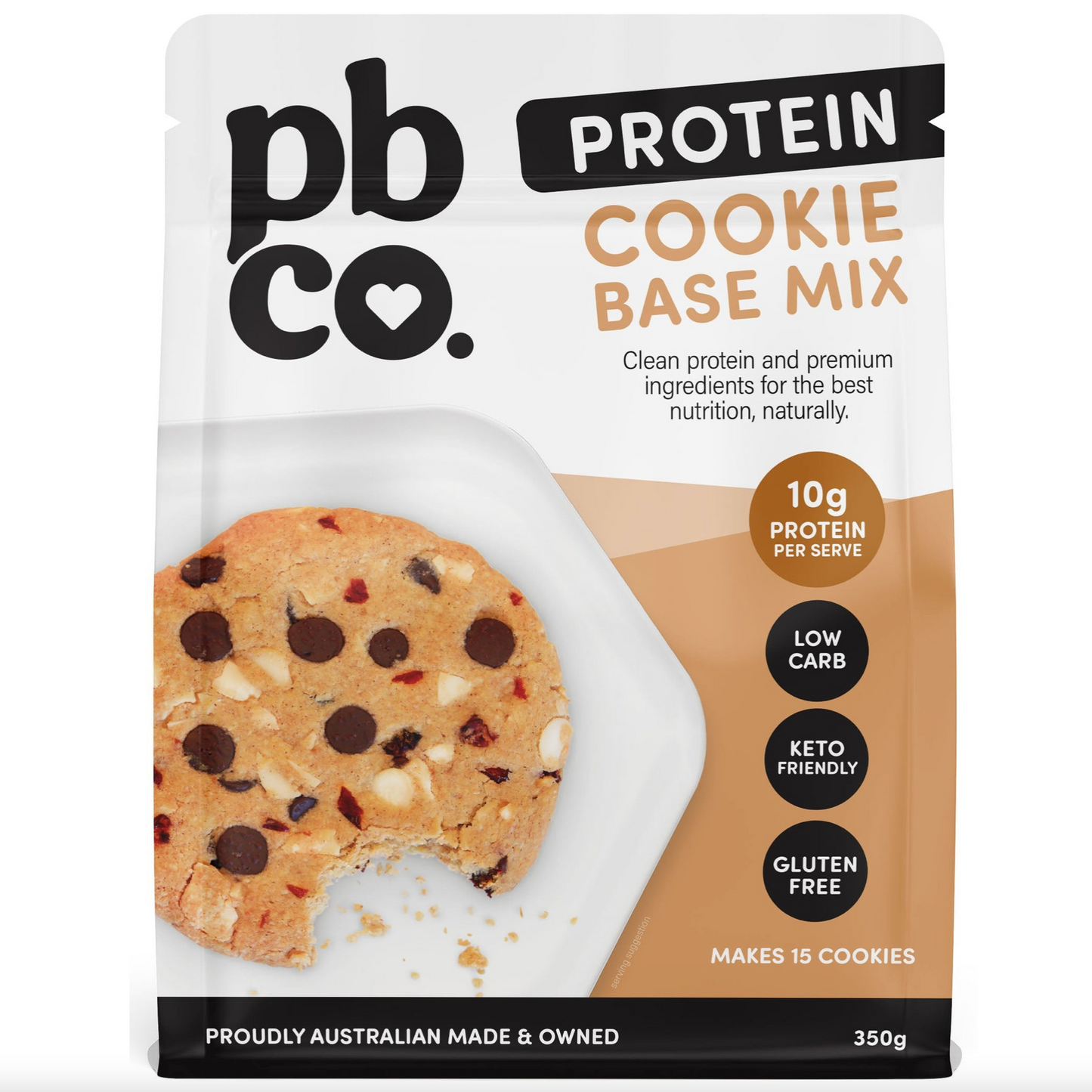PBCo Protein Plus Mix 350g, Cookie Mix