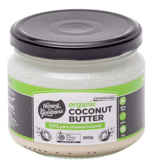 Honest To Goodness Coconut Butter, 300g or 1Kg, 100% Pure Creamed Coconut