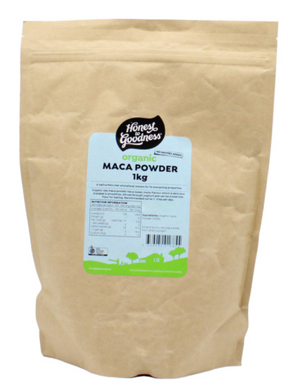 Honest To Goodness Maca Powder, 350g or 1Kg Certified Organic