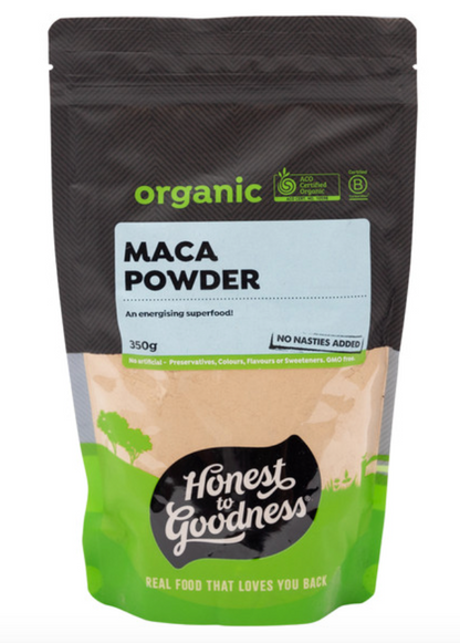 Honest To Goodness Maca Powder, 350g or 1Kg Certified Organic