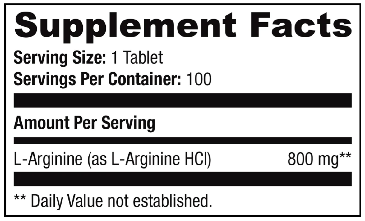 San Nutrition Arginine Supreme 100Tabs, Facilitates The Uptake Of Amino Acids & Glucose