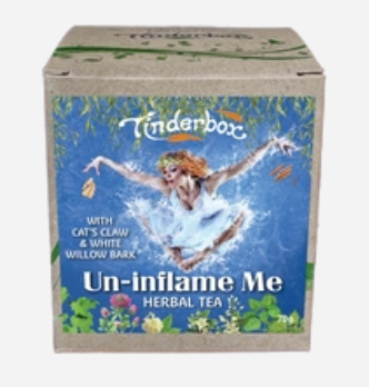 Tinderbox Un-inflame Me Herbal Tea 70g, With Cat's Claw & White Willow Bark