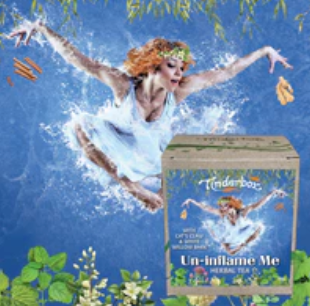 Tinderbox Un-inflame Me Herbal Tea 70g, With Cat's Claw & White Willow Bark