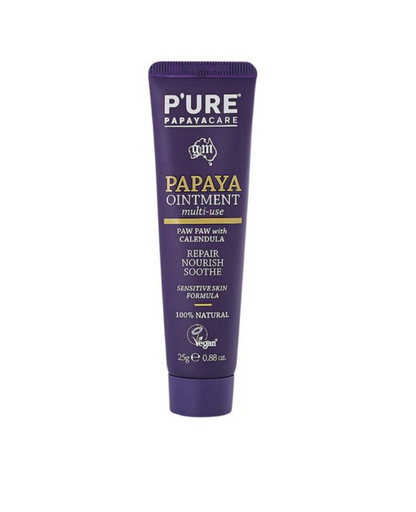 P'ure Papayacare Papaya Ointment 25g, Natural Paw Paw With Calendula