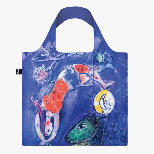 LOQI Shopping Bag, The Blue Circus by Marc Chagall