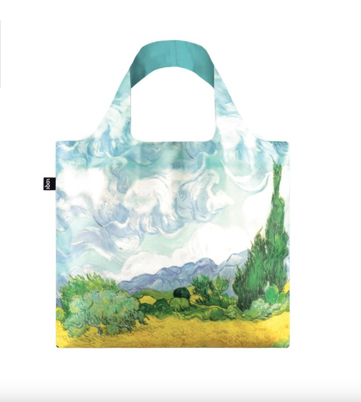 LOQI Shopping Bag, A Wheatfield by Vincent Van Gogh