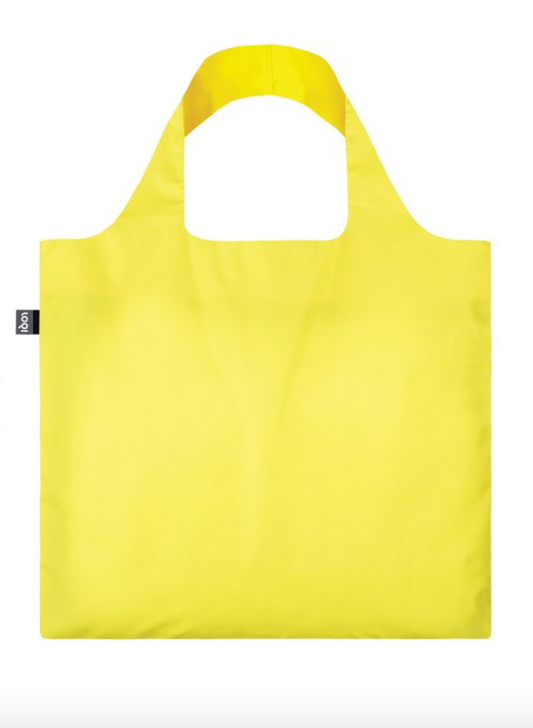 LOQI Shopping Bag, Neon Yellow