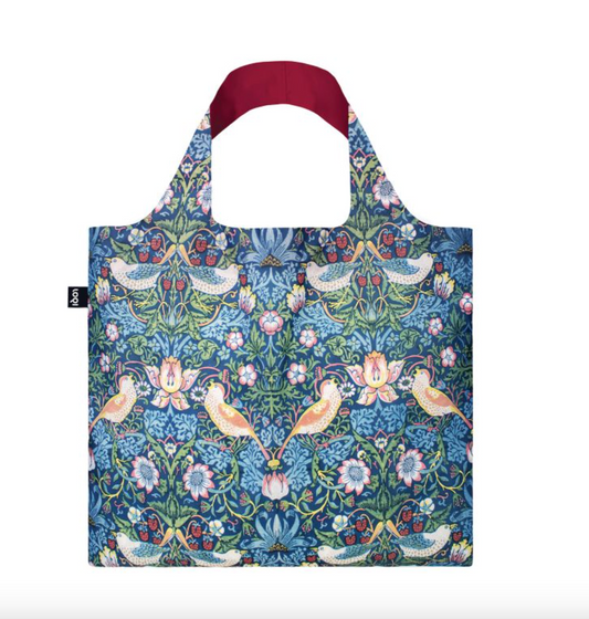 LOQI Shopping Bag, The Strawberry Thief by William Morris