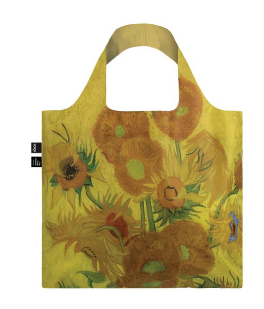 LOQI Shopping Bag, Sunflowers by Van Gogh