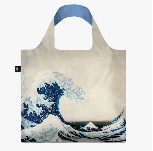 LOQI Shopping Bag, The Great Wave by Katsushika Hokusai