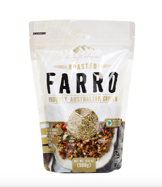 Chef's Choice Roasted Farro 500g, Australian Grown