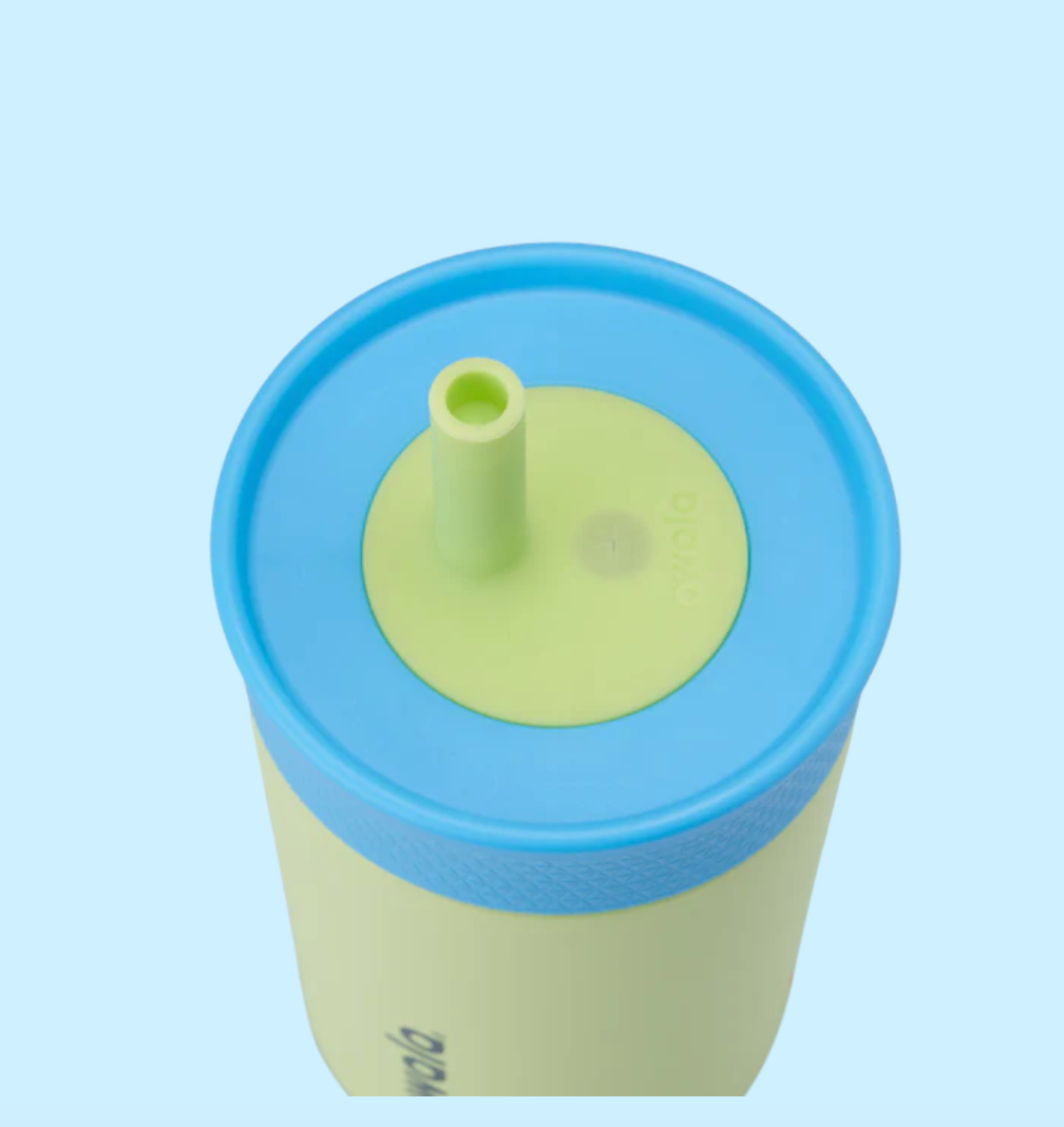 #NEW Owala Kid's Tumbler Stainless Steel 12oz, Spill Resistant & Insulated, Turtley Awesome