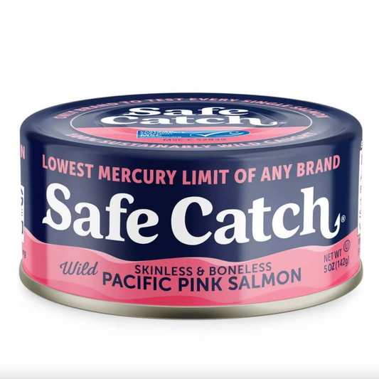 Safe Catch Wild Pacific Pink Salmon 142g, 35g Protein Per Can