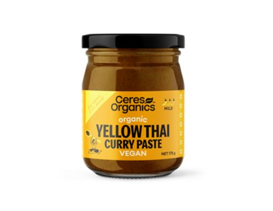 Ceres Organics Yellow Thai Curry Paste 175g, Mild Spice