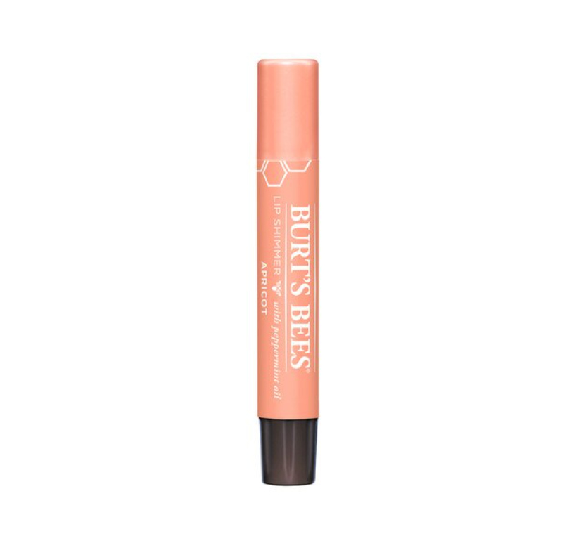 Burt's Bees Apricot Lip Shimmer 2.6g, With Peppermint Oil