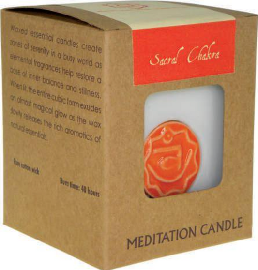 Song Of India Chakra Collection Meditation Candles, Sacral Chakra