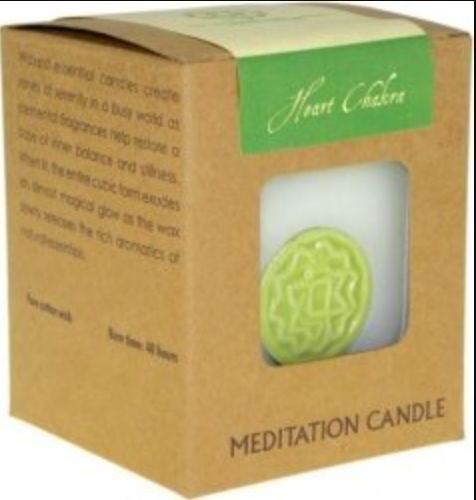 Song Of India Chakra Collection Meditation Candles, Heart Chakra