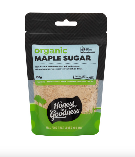 Honest to Goodness Maple Sugar 150g, Certified Organic