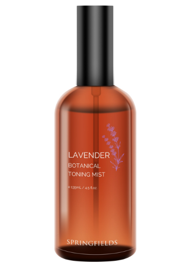 Springfields Lavender Botanical Toning Mist 135mL, Moisturising & Refreshing