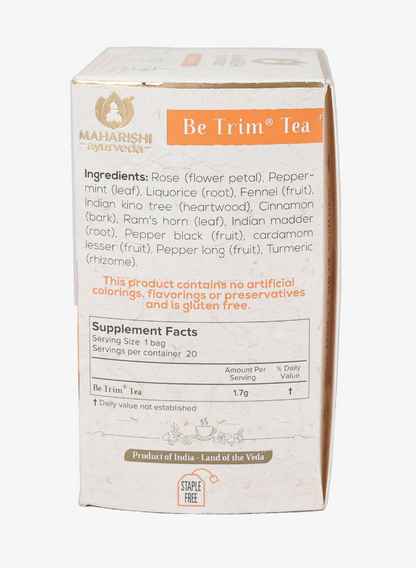 Maharishi Ayurveda Be Trim 20 Tea Bags, Supports Optimal Digestion
