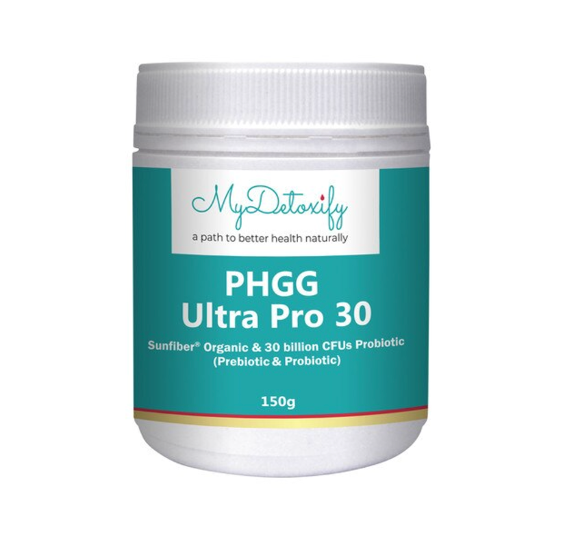 My Detoxify PHGG Ultra Pro 30 150g,Sunfibre & 30 Billion CFus Probiotic