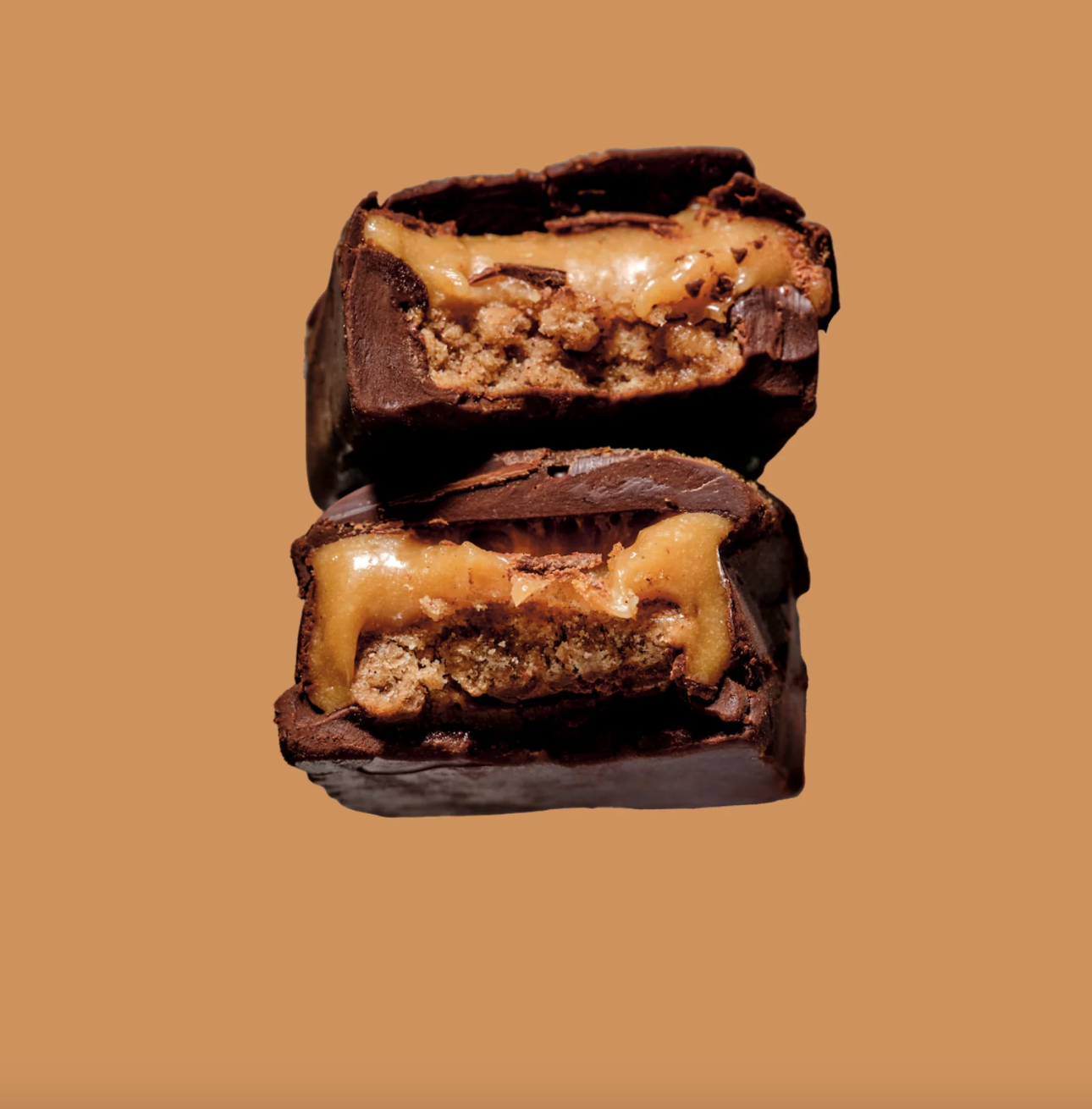 Loco Love Chocolate 35g, Zingy Gingerbread Caramel With 24k Gold Dust