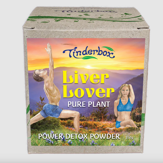 Tinderbox Liver Lover Pure Plant Power Detox Powder 150g, Cleanse Your Liver