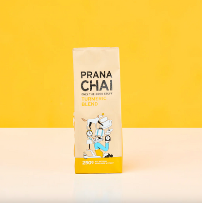 Prana Chai Hand-Made Chai 100g Or 250g, Turmeric Sticky Chai Blend