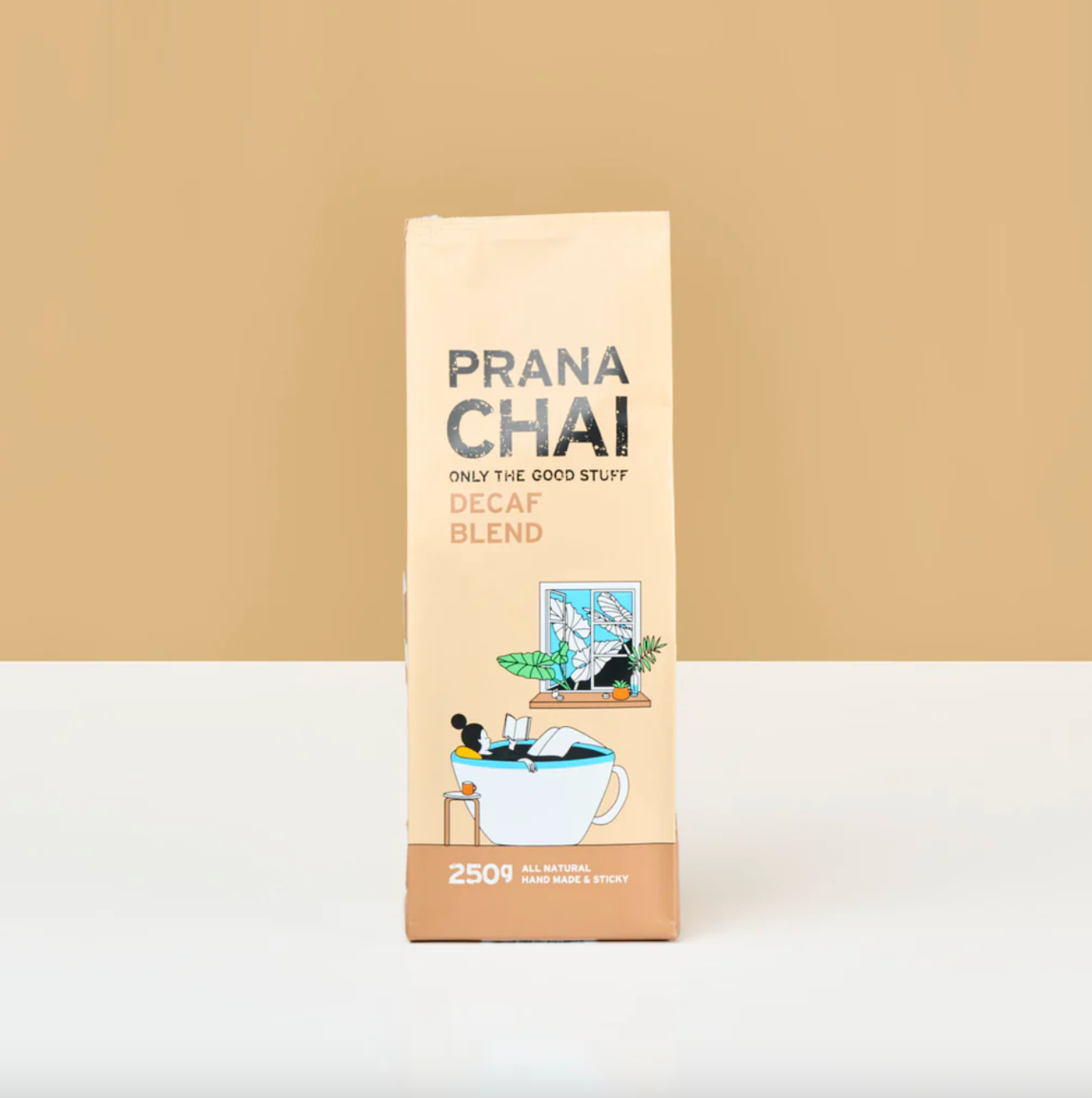 Prana Chai Hand-Made Chai 100g Or 250g, Decaf Sticky Chai Blend