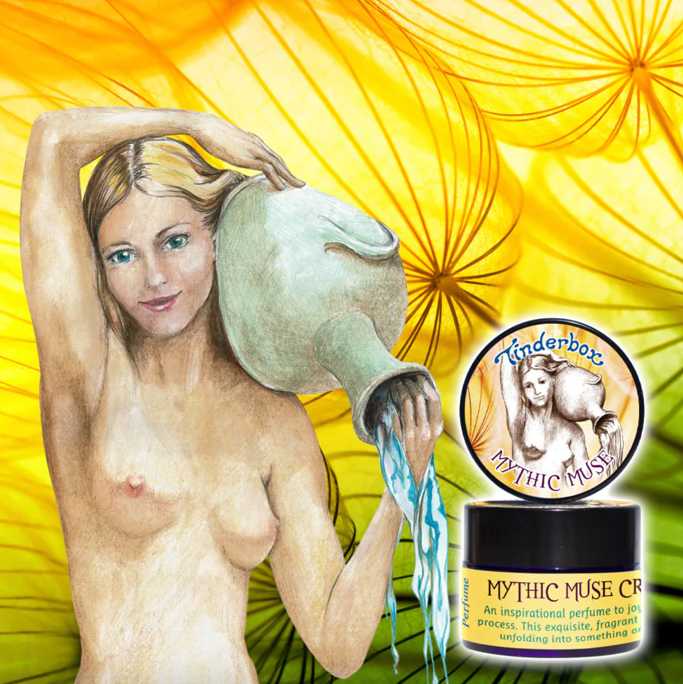 Tinderbox Mythic Muse Solid Perfume 15g, A Scent Of Creativity