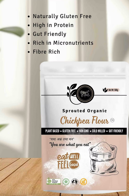 Ancient Rituals Sprouted Chickpea Flour 500g, 100% Organic