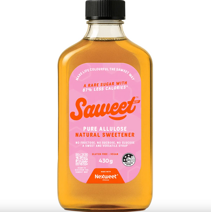 Saweet Way Pure Allulose Natural Sweetener Syrup 430g, Sweet & Versatile