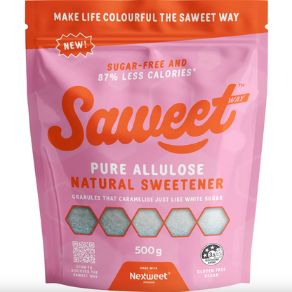 Saweet Way Pure Allulose Natural Sweetener 200g Or 500g, Sugar Free