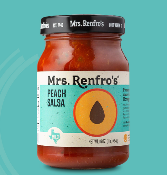 Mrs. Renfro's Peach Salsa 454g, No HCFS & No Gluten