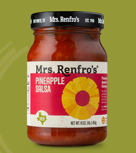 Mrs. Renfro's Pineapple Salsa 454g, No HCFS & No Gluten