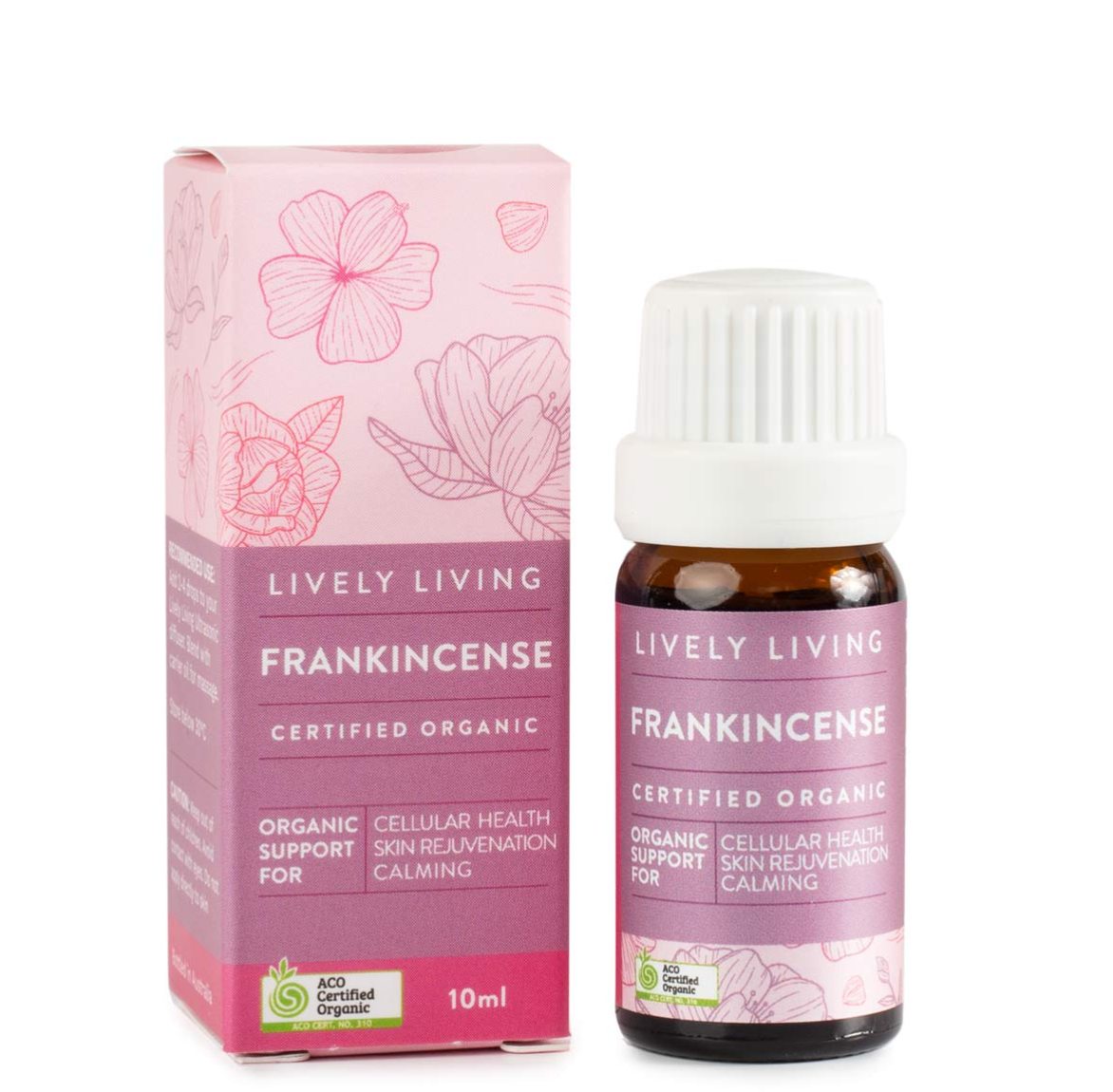 Lively Living Certified Organic Frankincense Essential Oil 10mL, Skin Rejuvination