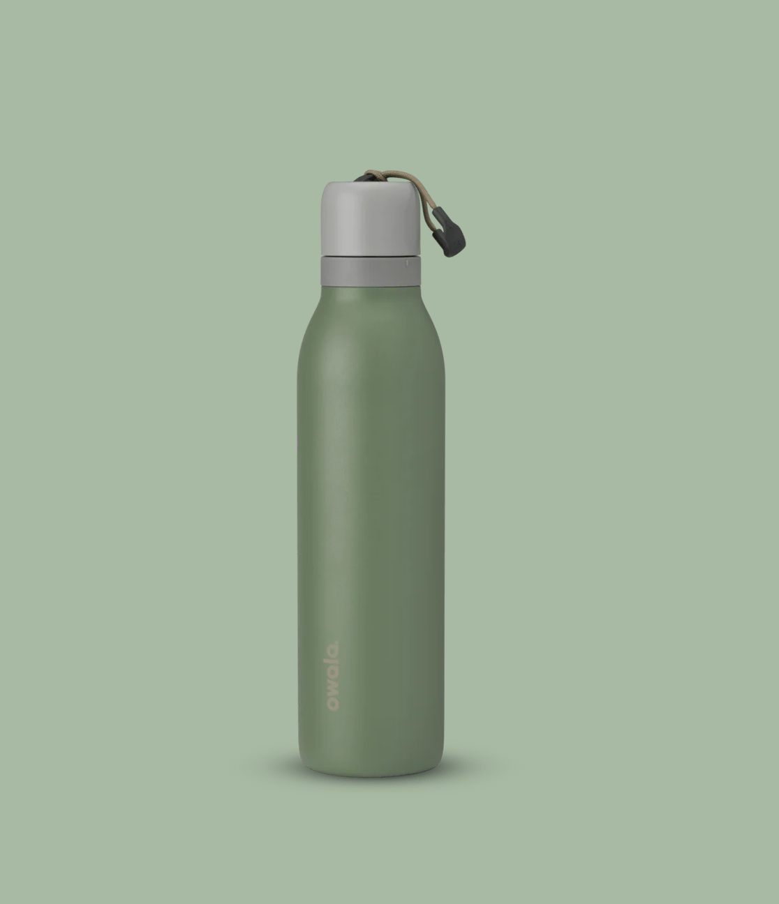 Owala FreeSip Twist Stainless Steel Water Bottle 24oz, Green House